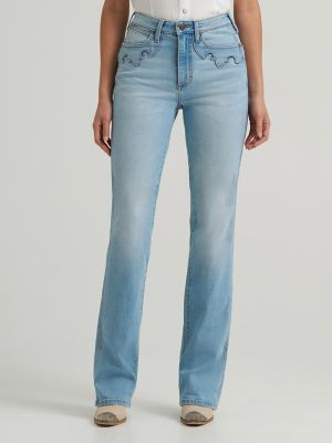 Women's Wrangler Retro&reg; Bailey High Rise Embellished Bootcut Jean