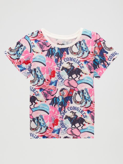 Детские футболки Wrangler Girl's Collage Graphic Tee
