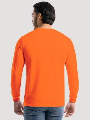 Men's Heavyweight Workwear T-Shirt in Orange