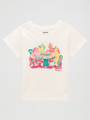 Girl's Pony Puzzle Graphic Tee from Wrangler - $22.99