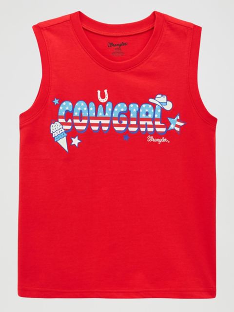 Детские футболки Wrangler Girl's Western Graphic Tank