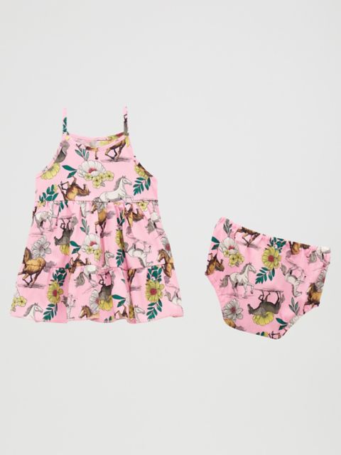 Детские платья Wrangler Little Girl's Printed Tiered Dress