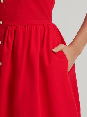 Women's Americana Corset Snap Dress