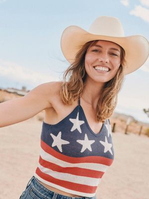 Women's Stars and Stripes Crochet Tank from Wrangler - $44.99