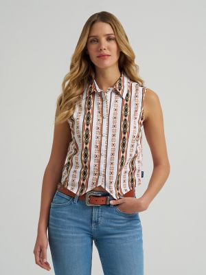 Women's Checotah&reg; Print Shirt Vest