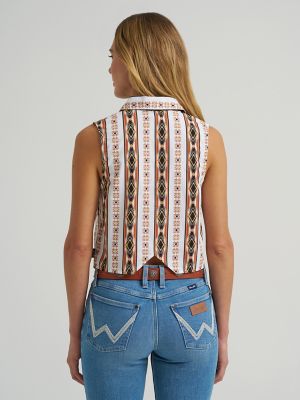 Women's Checotah&reg; Print Shirt Vest