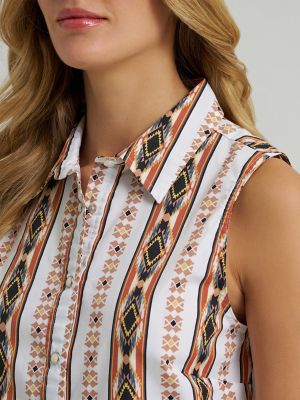 Women's Checotah&reg; Print Shirt Vest