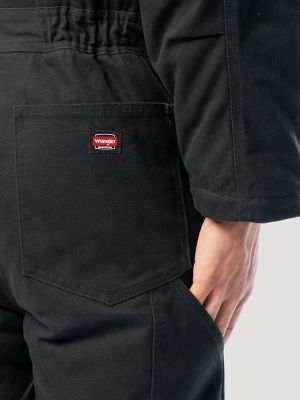 Men's Workwear Insulated Flex Duck Coverall in Jet Black