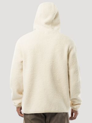 Men's Wrangler ATG&trade; Sherpa Zip Front Jacket in Bone White alternative view 4