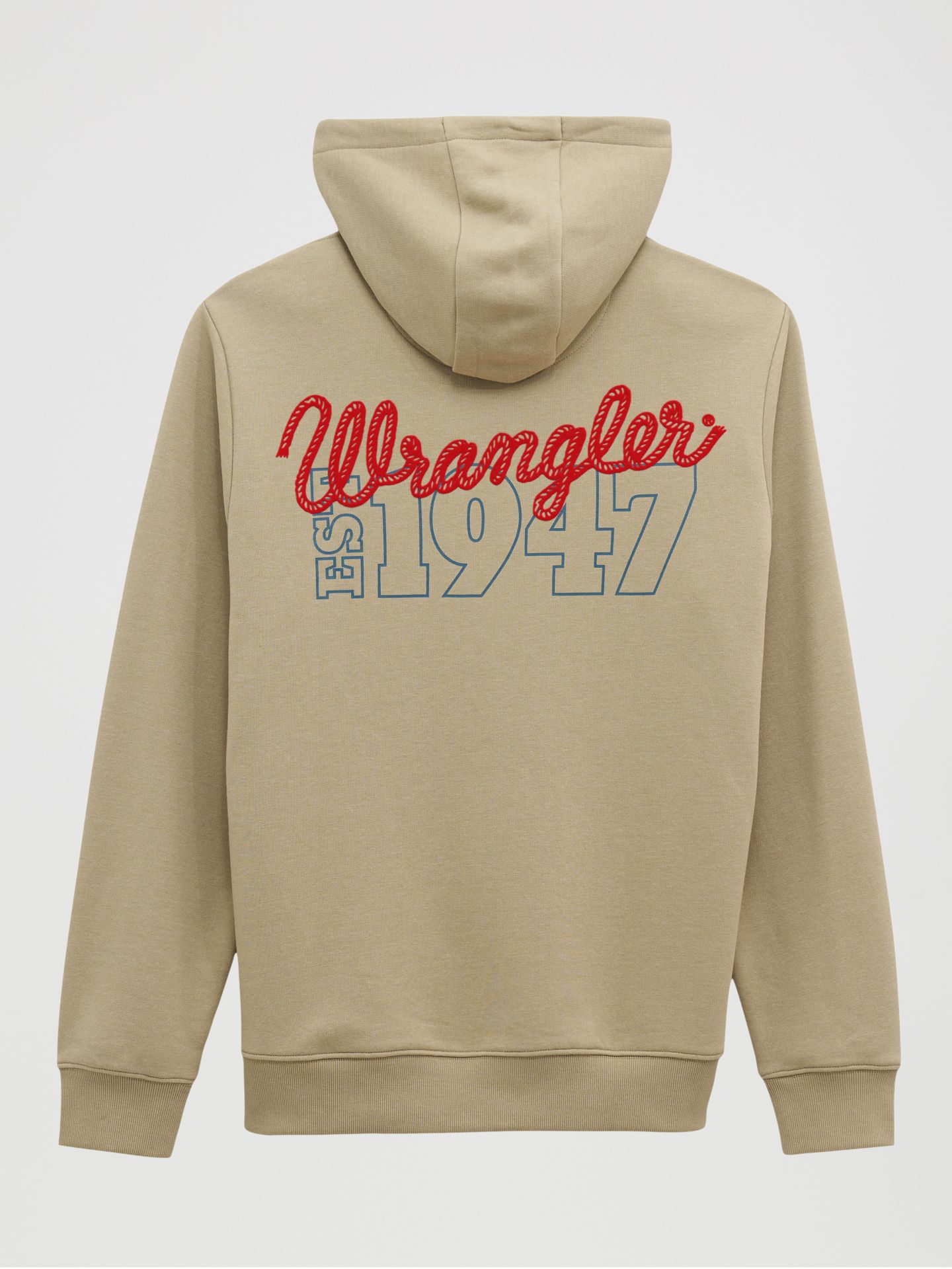Мужское худи Wrangler 1947 Back Logo Graphic, цвет: Trench Coat — фото 4