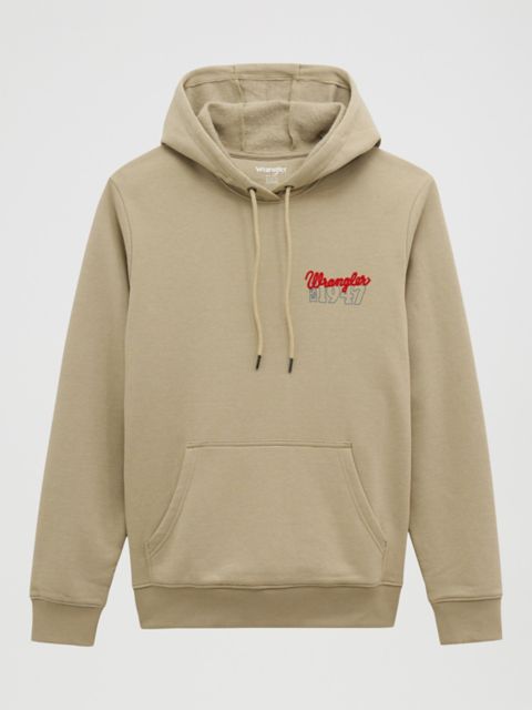 Мужские худи Wrangler 1947 Back Logo Graphic