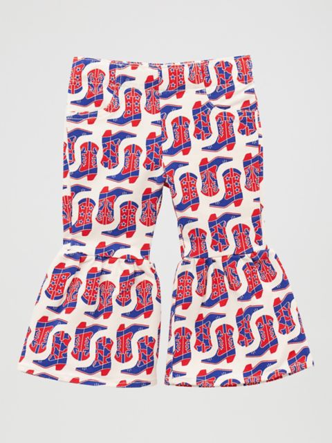 Детские джинсы Wrangler Little Girl's Print Ruffle Flare Jean