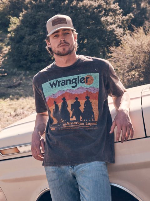 Мужские футболки Wrangler American Legend Vintage Fit Back Graphic T-Shirt