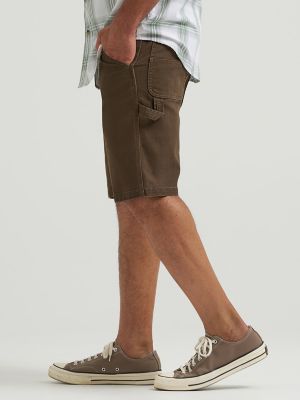Men's Wrangler&reg; Five Star Premium Carpenter Shorts in Slate Black alternative view 4