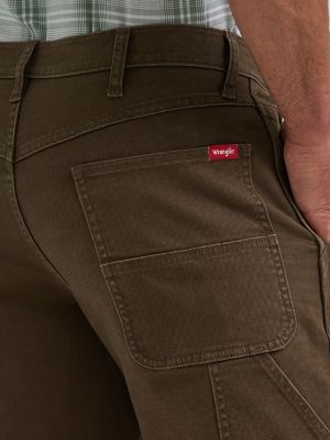 Men's Wrangler&reg; Five Star Premium Carpenter Shorts in Slate Black alternative view 5