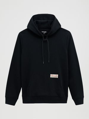 Fit For Champions Pullover Hoodie in Jet Black