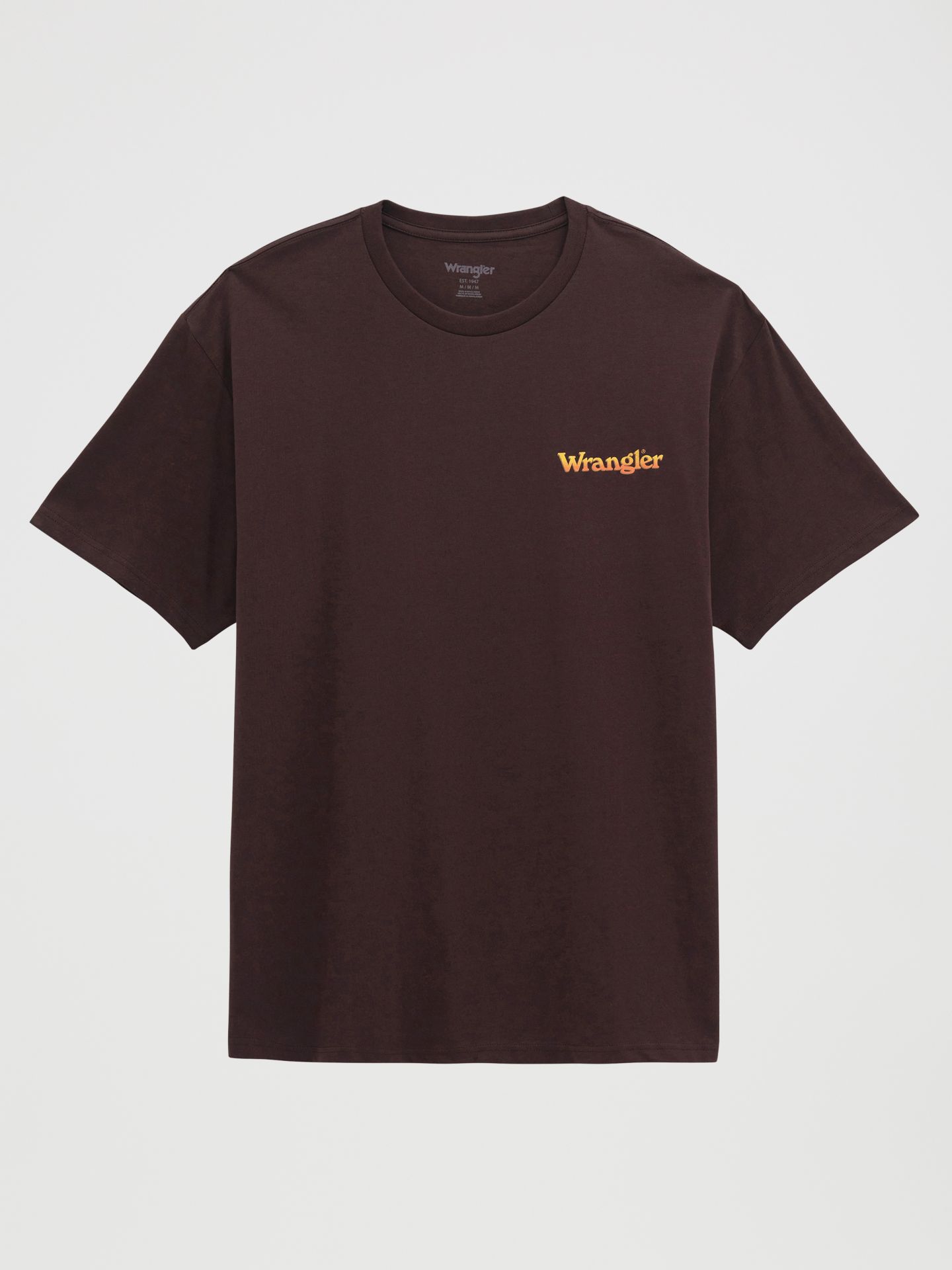 Мужская футболка Wrangler Bronco Vintage Fit Back Graphic, цвет: Шоколадный — фото 5