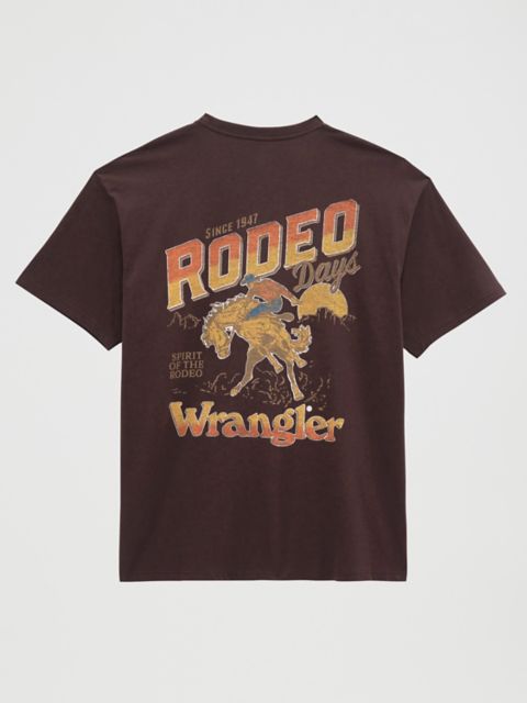 Мужские футболки Wrangler Bronco Vintage Fit Back Graphic T-Shirt