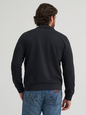 Longhorn Wrangler Quarter-Zip Fleece Pullover
