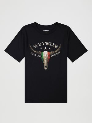 Boy's Vaquero Heritage Graphic T-Shirt in Jet Black Heather