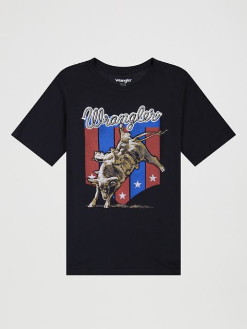 Детские футболки Wrangler Boy's Maverick Bronco Graphic T-Shirt