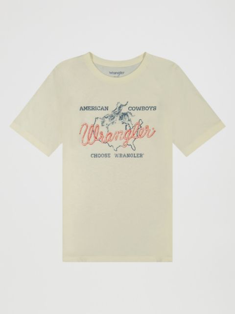 Детские футболки Wrangler Boy's American Cowboys Graphic T-Shirt
