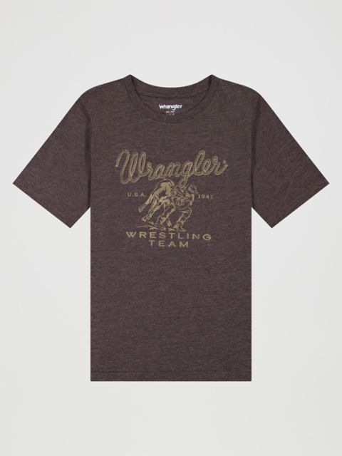 Детские футболки Wrangler Boy's Rodeo Wrestling Team Graphic T-Shirt