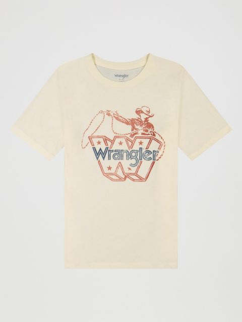 Мужские футболки Wrangler Boy's Ropin W Graphic T-Shirt