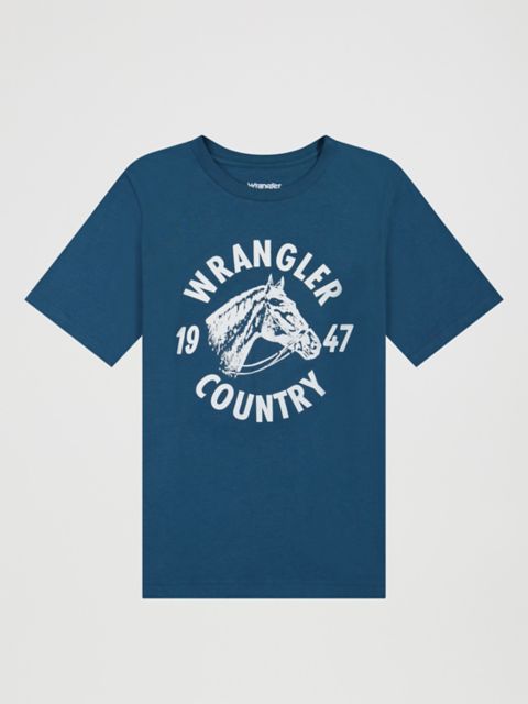 Детские футболки Wrangler Boy's Wrangler Country Graphic T-Shirt