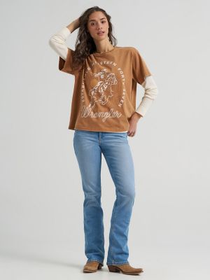 Wrangler Rider Girlfriend Graphic Tee
