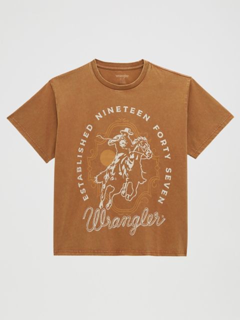 Женские футболки Wrangler Rider Girlfriend Graphic Tee