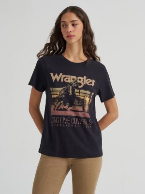 Wrangler Fearless Cowgirl Reg Fit Graphic Tee