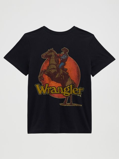 Женские футболки Wrangler Sunset Rider Reg Fit Back Graphic Tee
