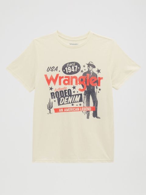 Женские футболки Wrangler Rodeo Heritage Reg Fit Graphic Tee