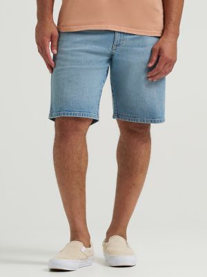 Mens 5 Star Relaxed Denim Short:Stonewash Light:38:10 alternative view 4