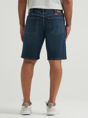 Men's Wrangler&reg; Five Star Premium 5-pocket Relaxed Denim Short in Tinted Dark alternative view 2