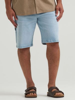 Men's Wrangler® Five Star Premium Carpenter Shorts | Light Wash