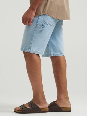 Men's Wrangler® Five Star Premium Carpenter Shorts | Light Wash