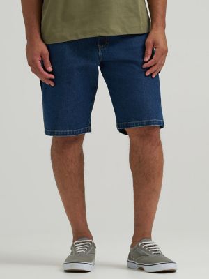 Men's Wrangler&reg; Five Star Premium Carpenter Shorts in Dark Denim alternative view