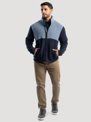 Men's Wrangler ATG&trade; Color Block Mock Neck Jacket