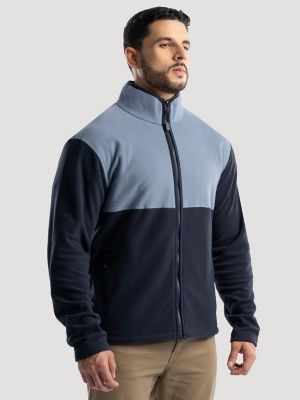 Men's Wrangler ATG&trade; Color Block Mock Neck Jacket