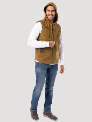 Men's RIGGS Workwear&reg; Hooded Vest in Duck Brown