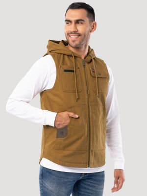 Men's RIGGS Workwear&reg; Hooded Vest in Duck Brown