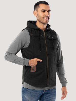 Men's RIGGS Workwear&reg; Hooded Vest in Black