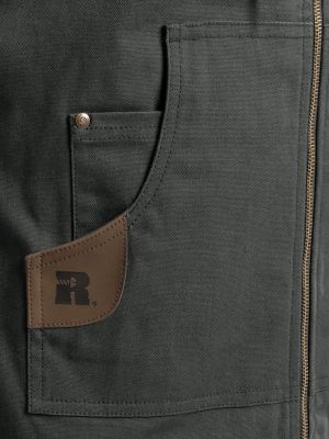 Men's RIGGS Workwear&reg; Hooded Sherpa Lined Vest in Black