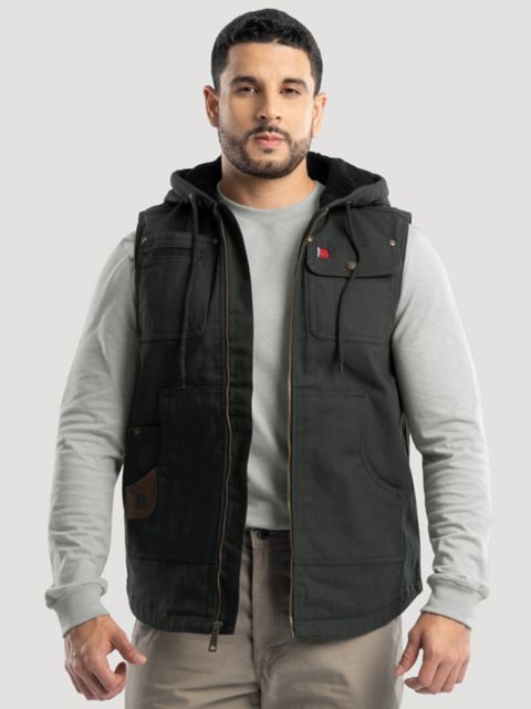 Мужские жилеты Wrangler Men's RIGGS Workwear® Hooded Sherpa Lined Vest