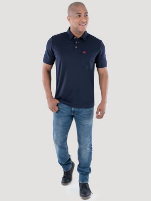 Men's RIGGS Workwear&reg; Performance Pocket Polo in Navy alternative view