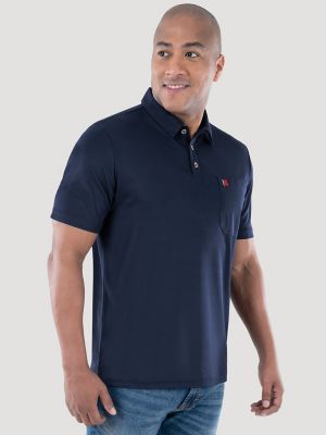 Men's RIGGS Workwear&reg; Performance Pocket Polo in Navy alternative view 2