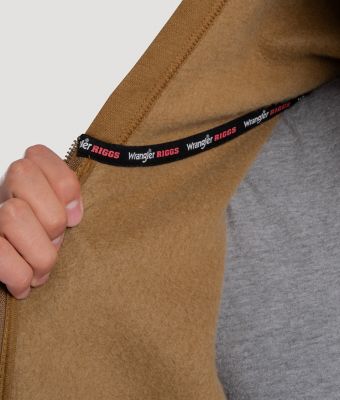 Men's RIGGS WORKWEAR&reg; Full Zip Hoodie in Duck Brown