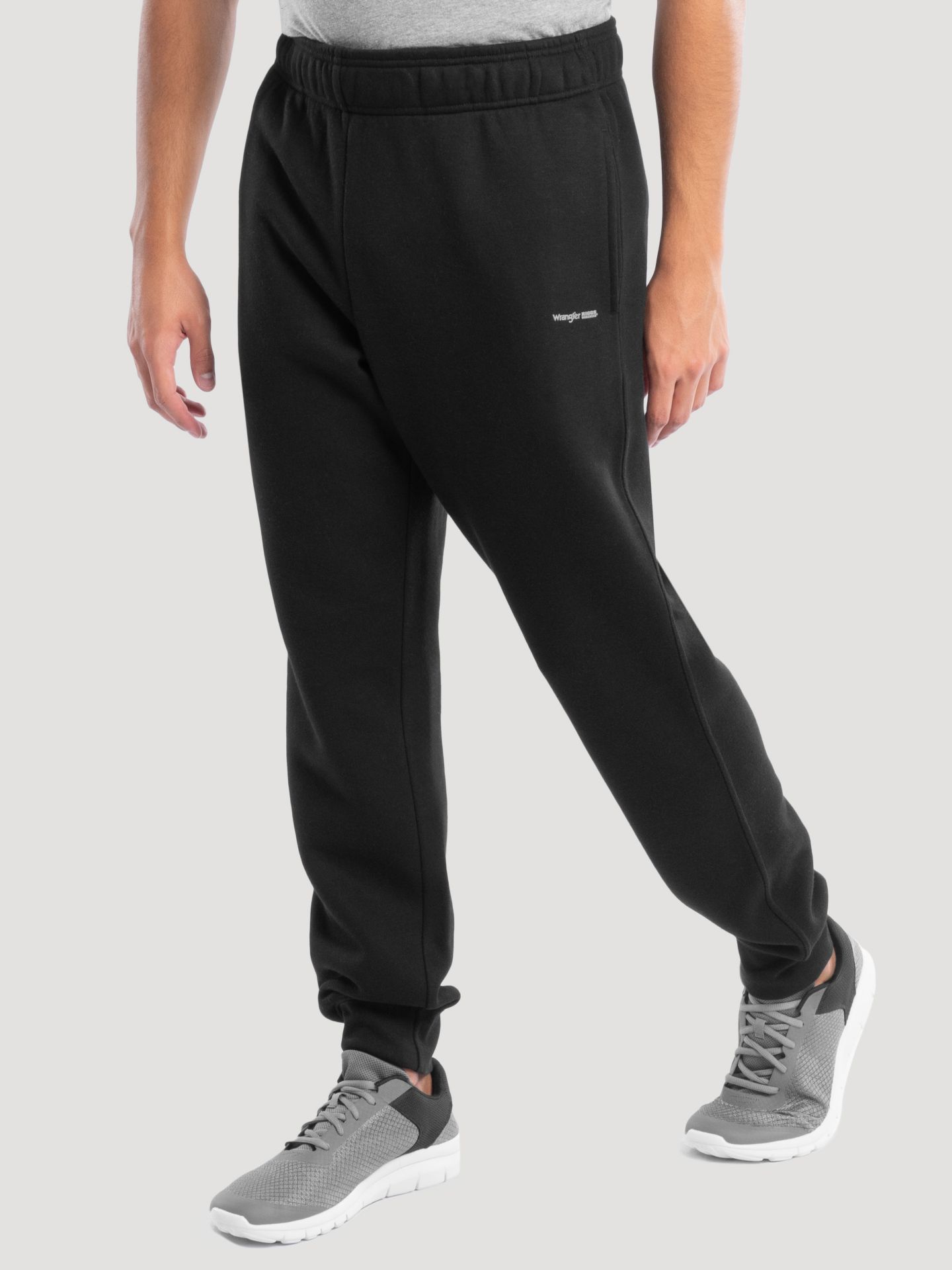 Мужские брюки Wrangler Riggs Workwear® Tapered Sweatpant, цвет: Чёрный — фото 2